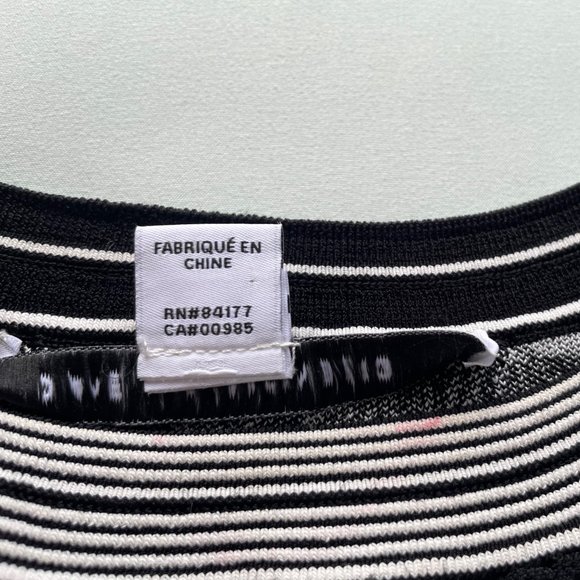 Diane Von Furstenberg Black & White Fanny Dress - Picture 7 of 8